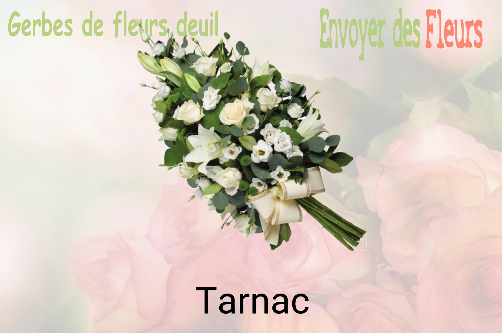 Gerbe de fleurs de deuil livrée à Tarnac